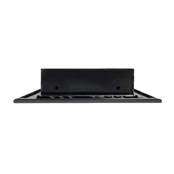 BUILDMART - 60" Black Linear Slot Diffuser - 3 Slot - Triple Slot - Decorative Aluminum Air Vent - Heating and Cooling Modern AC Vent Cover for Ceiling, Walls & Floors - Texas Buildmart