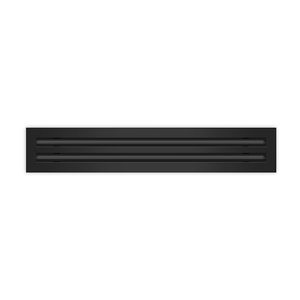 2 Slot - Double Slot - Linear Slot Diffusers - Black