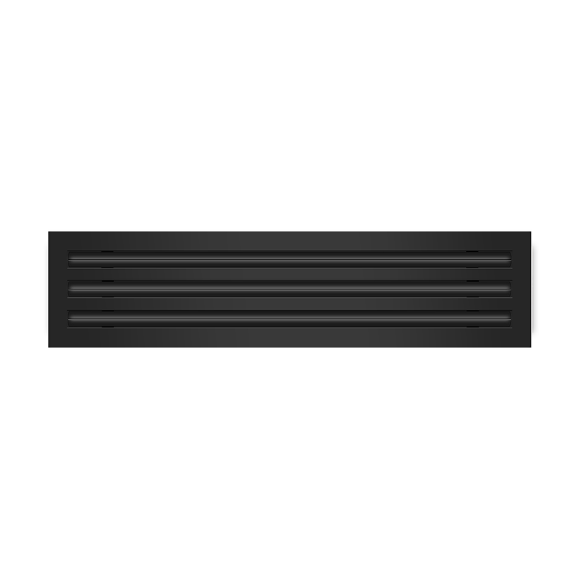 3 Slot - Triple Slot - Linear Slot Diffusers - Black