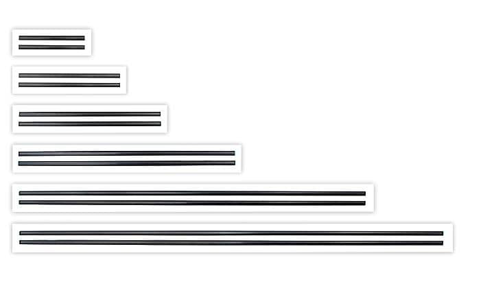 2 Slot - Double Slot - Linear Slot Diffusers - White