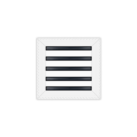 BUILDMART - 10x10 MUD-IN Air Vent Cover - Drywall Mud-in White Air Vent - Mud Linear Slot Diffuser - Register Grille for Ceiling and Walls - Texas Buildmart