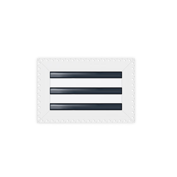 BUILDMART - 10x6 MUD-IN Air Vent Cover - Drywall Mud-in White Air Vent - Mud Linear Slot Diffuser - Register Grille for Ceiling and Walls - Texas Buildmart