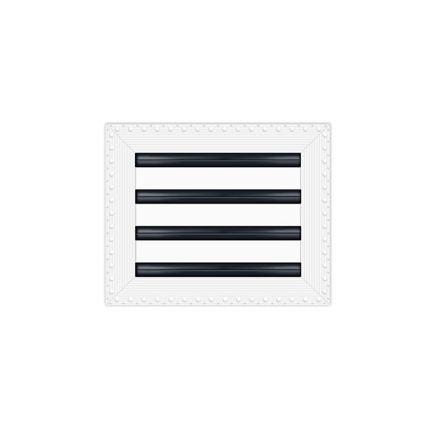 BUILDMART - 10x8 MUD-IN Air Vent Cover - Drywall Mud-in White Air Vent - Mud Linear Slot Diffuser - Register Grille for Ceiling and Walls - Texas Buildmart