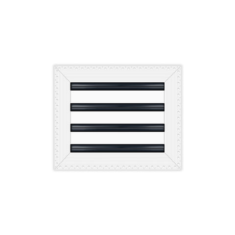 BUILDMART - 12x10 MUD-IN Air Vent Cover - Drywall Mud-in White Air Vent - Mud Linear Slot Diffuser - Register Grille for Ceiling and Walls - Texas Buildmart