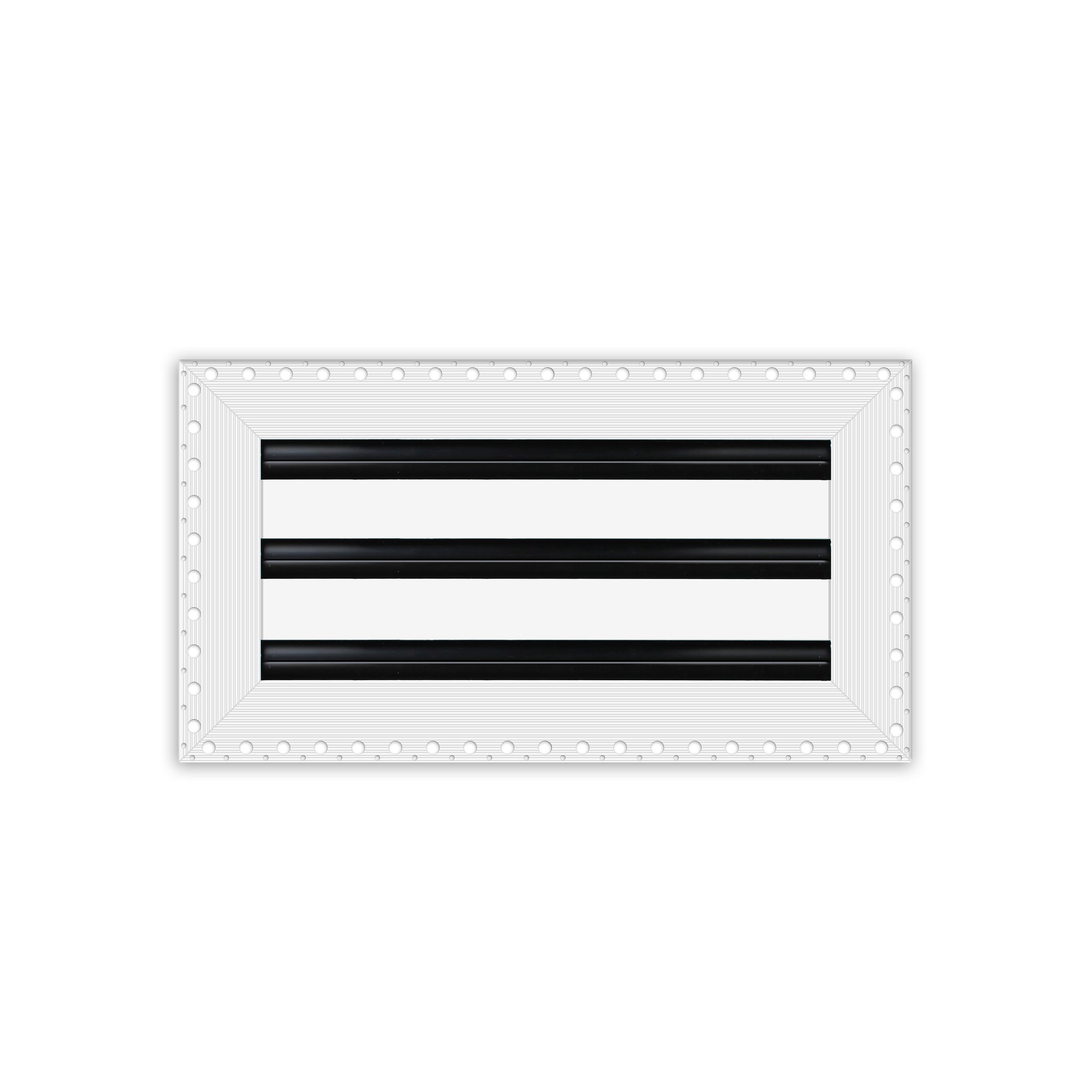 BUILDMART - 12x6 MUD-IN Air Vent Cover - Drywall Mud-in White Air Vent - Mud Linear Slot Diffuser - Register Grille for Ceiling and Walls - Texas Buildmart