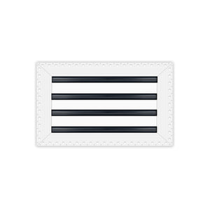 BUILDMART - 12x8 MUD-IN Air Vent Cover - Drywall Mud-in White Air Vent - Mud Linear Slot Diffuser - Register Grille for Ceiling and Walls - Texas Buildmart