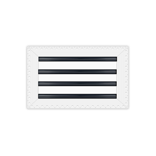 BUILDMART - 12x8 MUD-IN Air Vent Cover - Drywall Mud-in White Air Vent - Mud Linear Slot Diffuser - Register Grille for Ceiling and Walls - Texas Buildmart