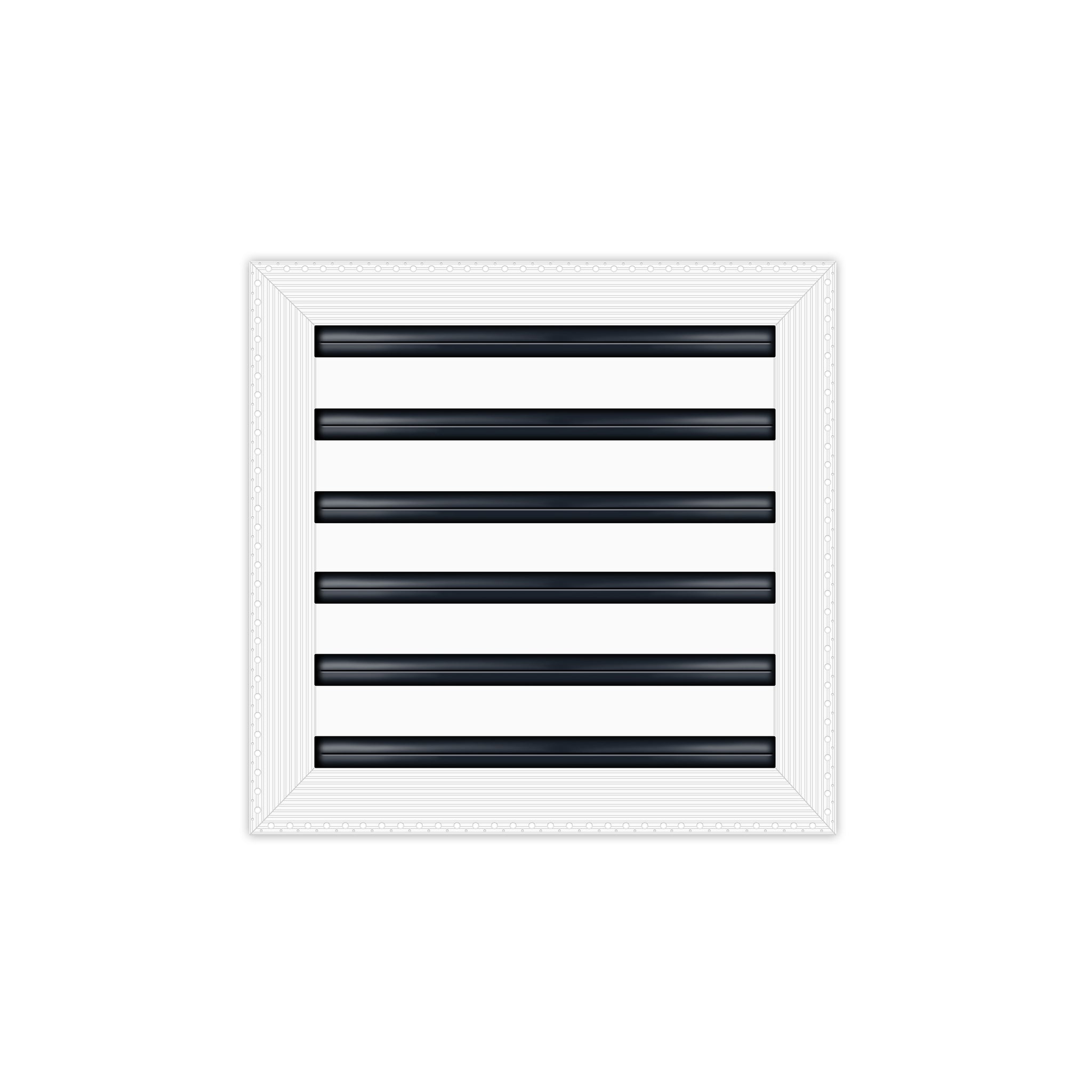 BUILDMART - 12x12 MUD-IN Air Vent Cover - Drywall Mud-in White Air Vent - Mud Linear Slot Diffuser - Register Grille for Ceiling and Walls - Texas Buildmart