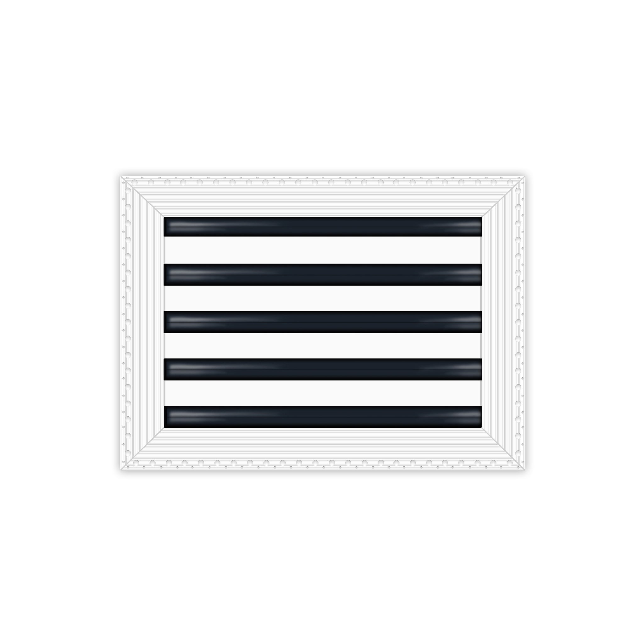 BUILDMART - 14x10 MUD-IN Air Vent Cover - Drywall Mud-in White Air Vent - Mud Linear Slot Diffuser - Register Grille for Ceiling and Walls - Texas Buildmart