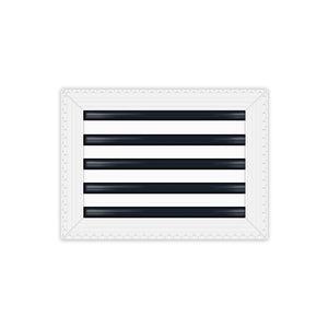 BUILDMART - 14x10 MUD-IN Air Vent Cover - Drywall Mud-in White Air Vent - Mud Linear Slot Diffuser - Register Grille for Ceiling and Walls - Texas Buildmart