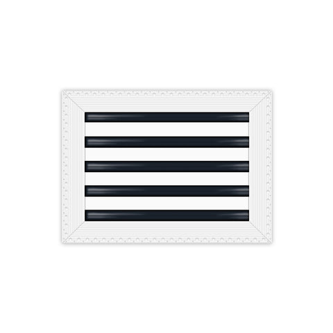 BUILDMART - 14x10 MUD-IN Air Vent Cover - Drywall Mud-in White Air Vent - Mud Linear Slot Diffuser - Register Grille for Ceiling and Walls - Texas Buildmart