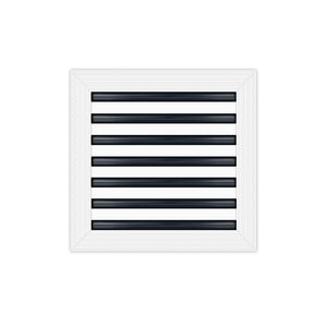 BUILDMART - 14x14 MUD-IN Air Vent Cover - Drywall Mud-in White Air Vent - Mud Linear Slot Diffuser - Register Grille for Ceiling and Walls - Texas Buildmart