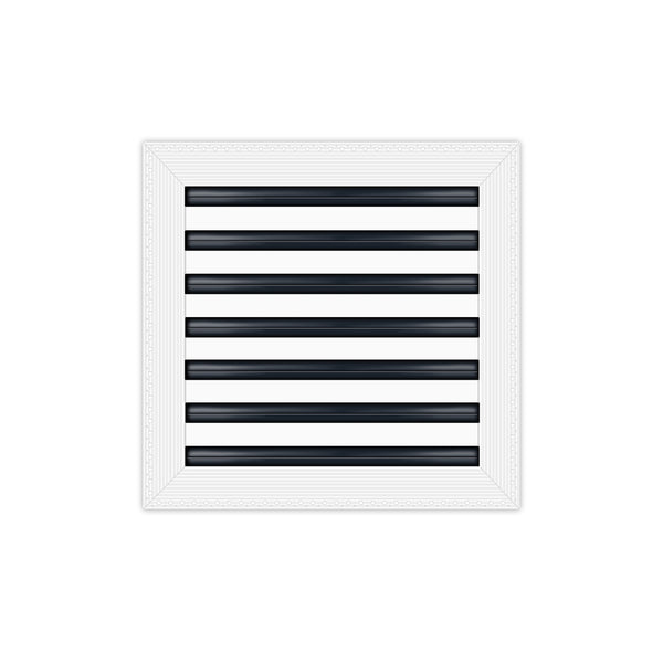 BUILDMART - 14x14 MUD-IN Air Vent Cover - Drywall Mud-in White Air Vent - Mud Linear Slot Diffuser - Register Grille for Ceiling and Walls - Texas Buildmart