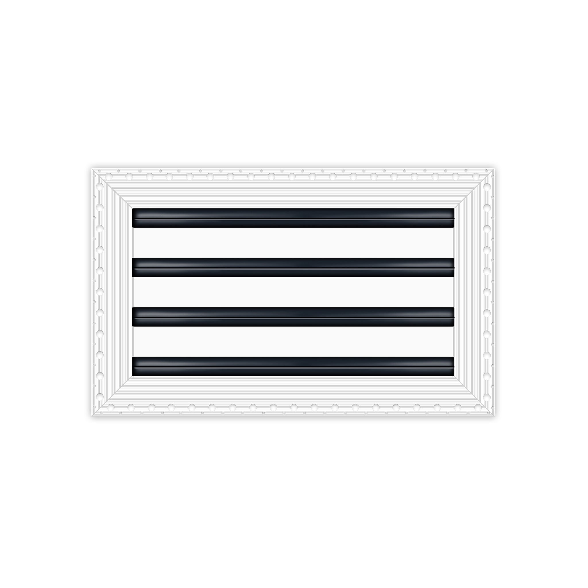 BUILDMART - 14x8 MUD-IN Air Vent Cover - Drywall Mud-in White Air Vent - Mud Linear Slot Diffuser - Register Grille for Ceiling and Walls - Texas Buildmart
