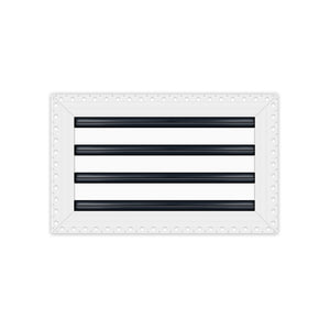 BUILDMART - 14x8 MUD-IN Air Vent Cover - Drywall Mud-in White Air Vent - Mud Linear Slot Diffuser - Register Grille for Ceiling and Walls - Texas Buildmart