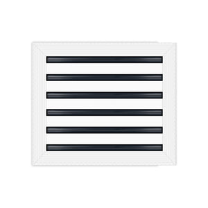 BUILDMART - 14x12 MUD-IN Air Vent Cover - Drywall Mud-in White Air Vent - Mud Linear Slot Diffuser - Register Grille for Ceiling and Walls - Texas Buildmart