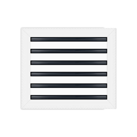 BUILDMART - 14x12 MUD-IN Air Vent Cover - Drywall Mud-in White Air Vent - Mud Linear Slot Diffuser - Register Grille for Ceiling and Walls - Texas Buildmart