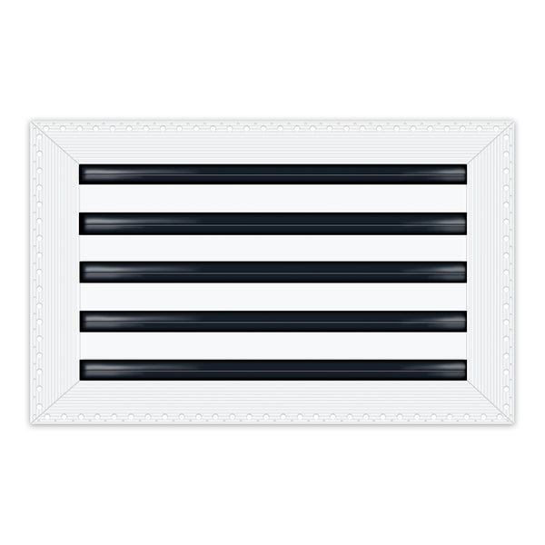BUILDMART - 16x10 MUD-IN Air Vent Cover - Drywall Mud-in White Air Vent - Mud Linear Slot Diffuser - Register Grille for Ceiling and Walls - Texas Buildmart