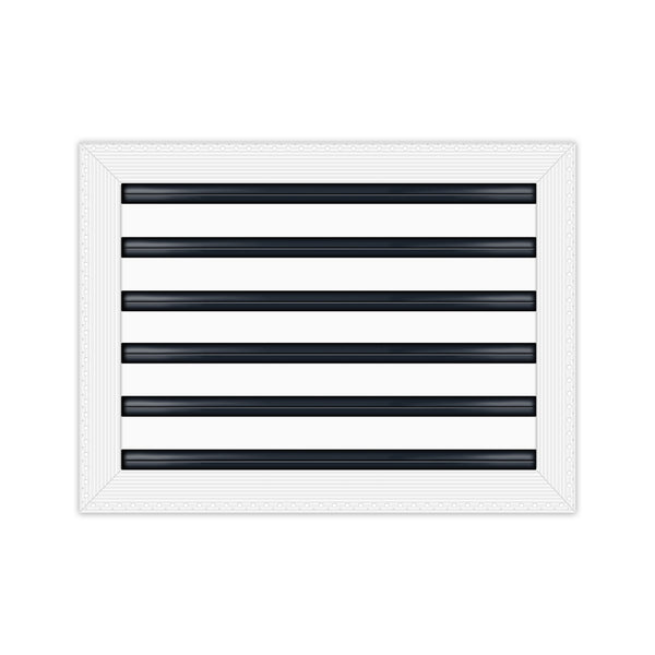BUILDMART - 16x12 MUD-IN Air Vent Cover - Drywall Mud-in White Air Vent - Mud Linear Slot Diffuser - Register Grille for Ceiling and Walls - Texas Buildmart