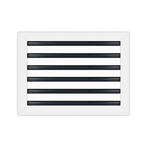 BUILDMART - 16x12 MUD-IN Air Vent Cover - Drywall Mud-in White Air Vent - Mud Linear Slot Diffuser - Register Grille for Ceiling and Walls - Texas Buildmart