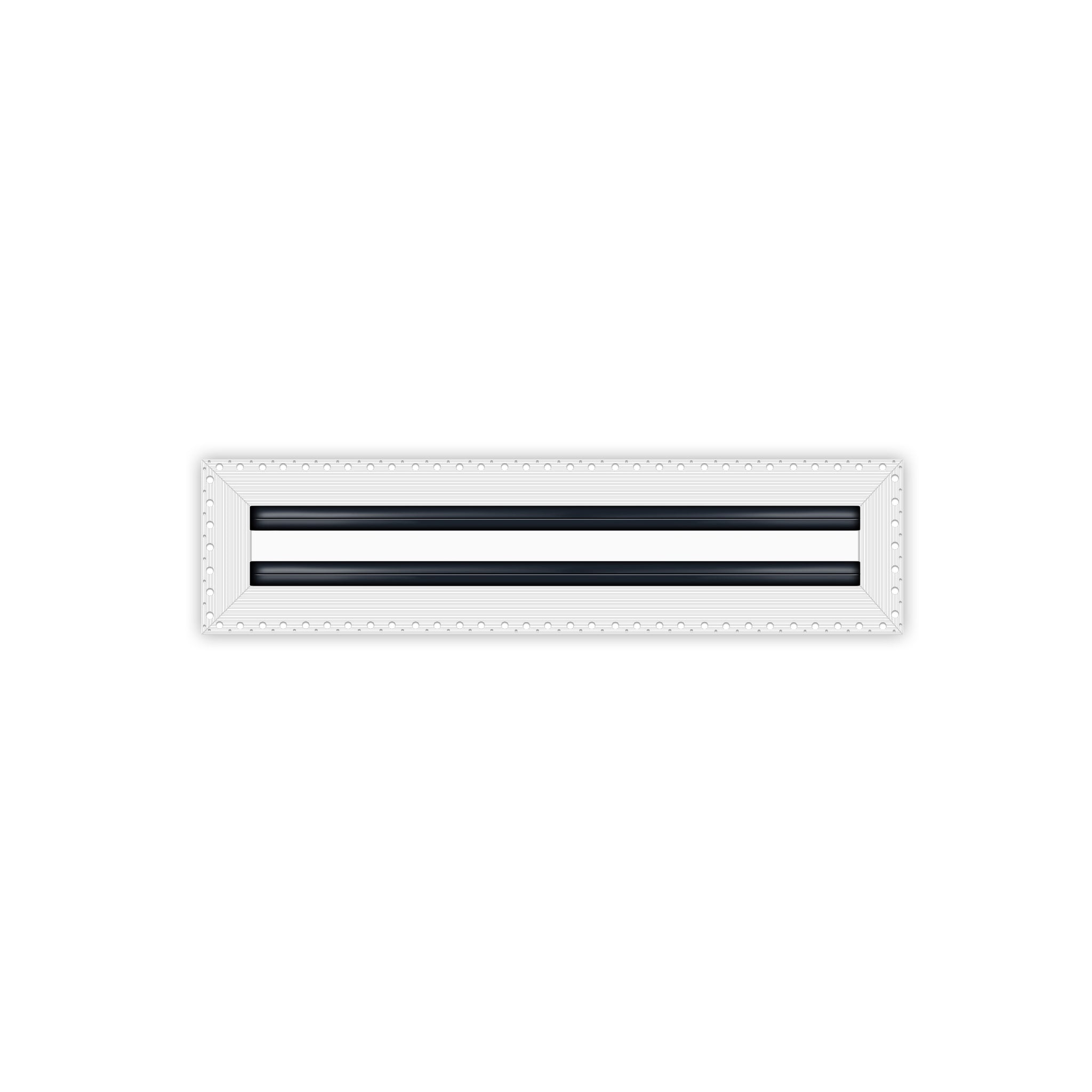 BUILDMART - 16x4 MUD-IN Air Vent Cover - Drywall Mud-in White Air Vent - Mud Linear Slot Diffuser - Register Grille for Ceiling and Walls - Texas Buildmart