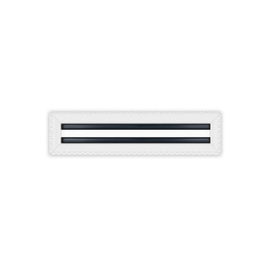 BUILDMART - 16x4 MUD-IN Air Vent Cover - Drywall Mud-in White Air Vent - Mud Linear Slot Diffuser - Register Grille for Ceiling and Walls - Texas Buildmart