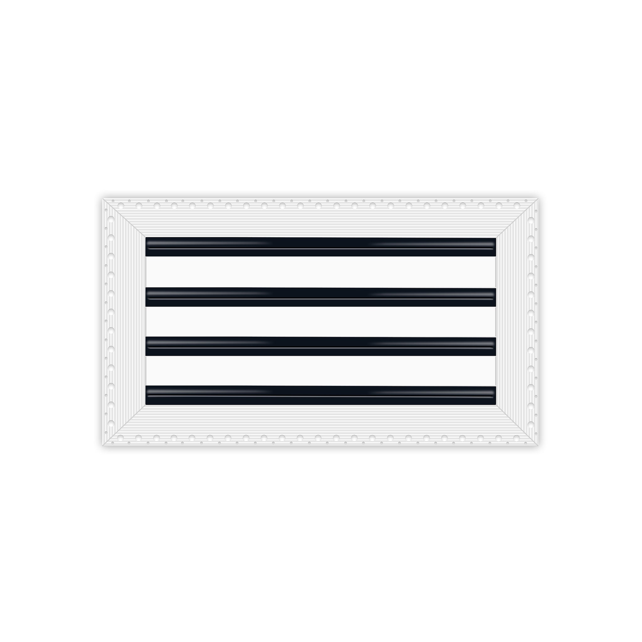 BUILDMART - 16x8 MUD-IN Air Vent Cover - Drywall Mud-in White Air Vent - Mud Linear Slot Diffuser - Register Grille for Ceiling and Walls - Texas Buildmart