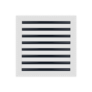 BUILDMART - 16x16 MUD-IN Air Vent Cover - Drywall Mud-in White Air Vent - Mud Linear Slot Diffuser - Register Grille for Ceiling and Walls - Texas Buildmart