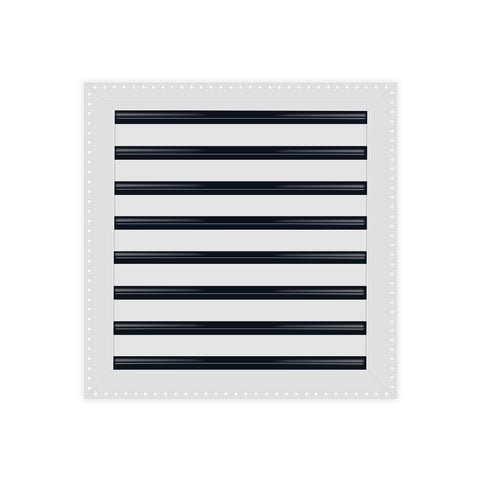 BUILDMART - 16x16 MUD-IN Air Vent Cover - Drywall Mud-in White Air Vent - Mud Linear Slot Diffuser - Register Grille for Ceiling and Walls - Texas Buildmart