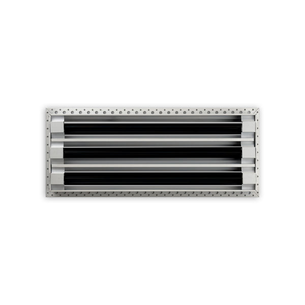 BUILDMART - 16x6 MUD-IN Air Vent Cover - Drywall Mud-in White Air Vent - Mud Linear Slot Diffuser - Register Grille for Ceiling and Walls - Texas Buildmart