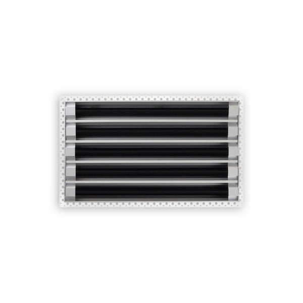 BUILDMART - 18x10 MUD-IN Air Vent Cover - Drywall Mud-in White Air Vent - Mud Linear Slot Diffuser - Register Grille for Ceiling and Walls - Texas Buildmart
