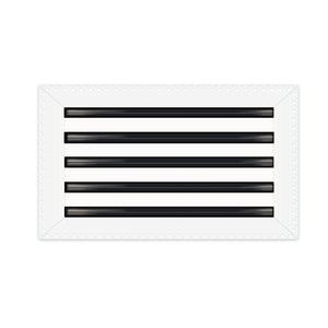 BUILDMART - 18x10 MUD-IN Air Vent Cover - Drywall Mud-in White Air Vent - Mud Linear Slot Diffuser - Register Grille for Ceiling and Walls - Texas Buildmart