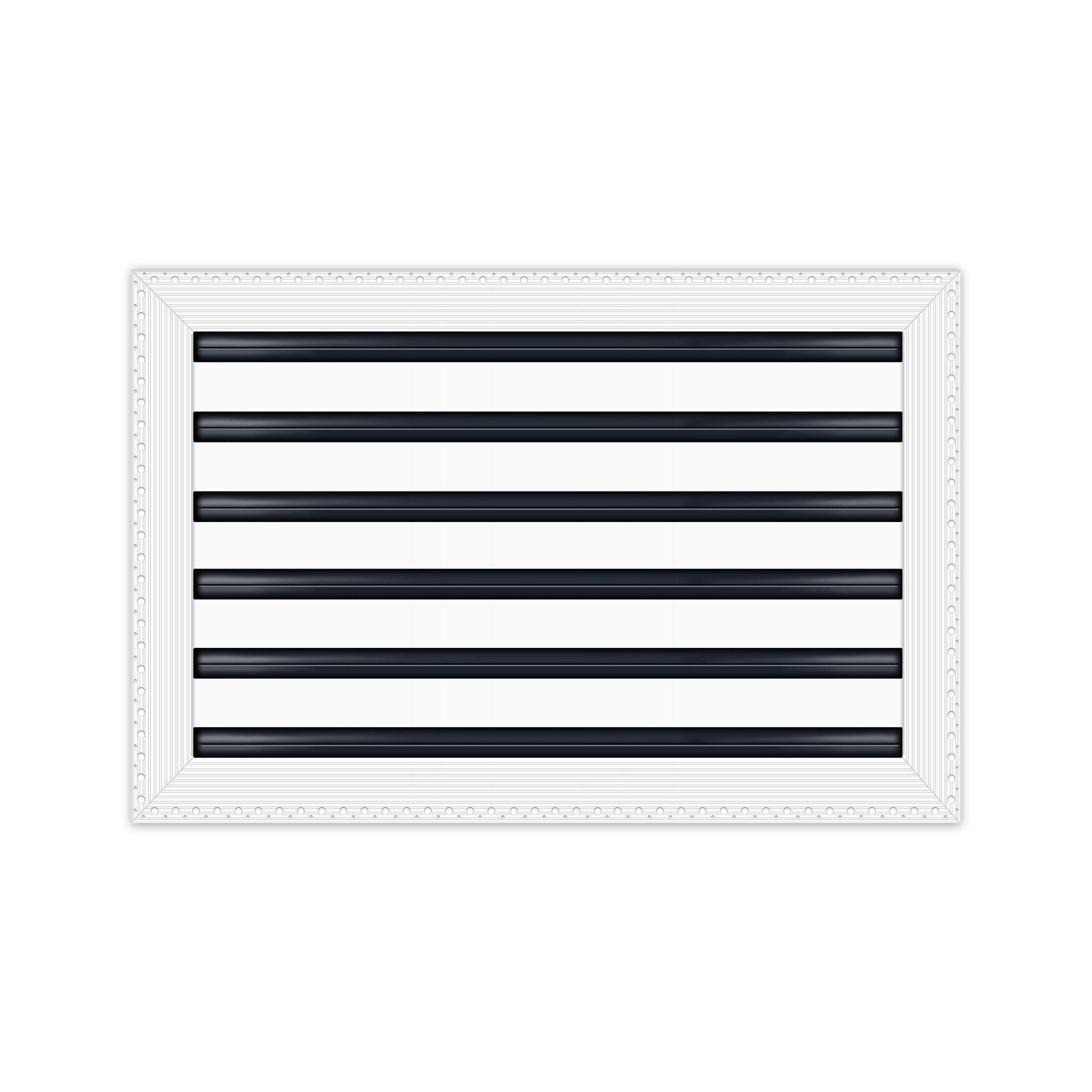 BUILDMART - 18x12 MUD-IN Air Vent Cover - Drywall Mud-in White Air Vent - Mud Linear Slot Diffuser - Register Grille for Ceiling and Walls - Texas Buildmart
