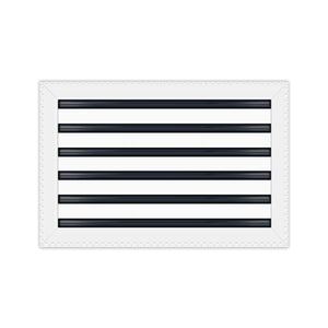 BUILDMART - 18x12 MUD-IN Air Vent Cover - Drywall Mud-in White Air Vent - Mud Linear Slot Diffuser - Register Grille for Ceiling and Walls - Texas Buildmart