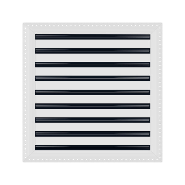 BUILDMART - 18x18 MUD-IN Air Vent Cover - Drywall Mud-in White Air Vent - Mud Linear Slot Diffuser - Register Grille for Ceiling and Walls - Texas Buildmart