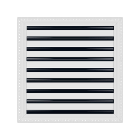 BUILDMART - 18x18 MUD-IN Air Vent Cover - Drywall Mud-in White Air Vent - Mud Linear Slot Diffuser - Register Grille for Ceiling and Walls - Texas Buildmart