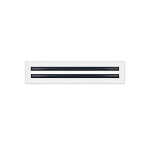 BUILDMART - 18x4 MUD-IN Air Vent Cover - Drywall Mud-in White Air Vent - Mud Linear Slot Diffuser - Register Grille for Ceiling and Walls - Texas Buildmart