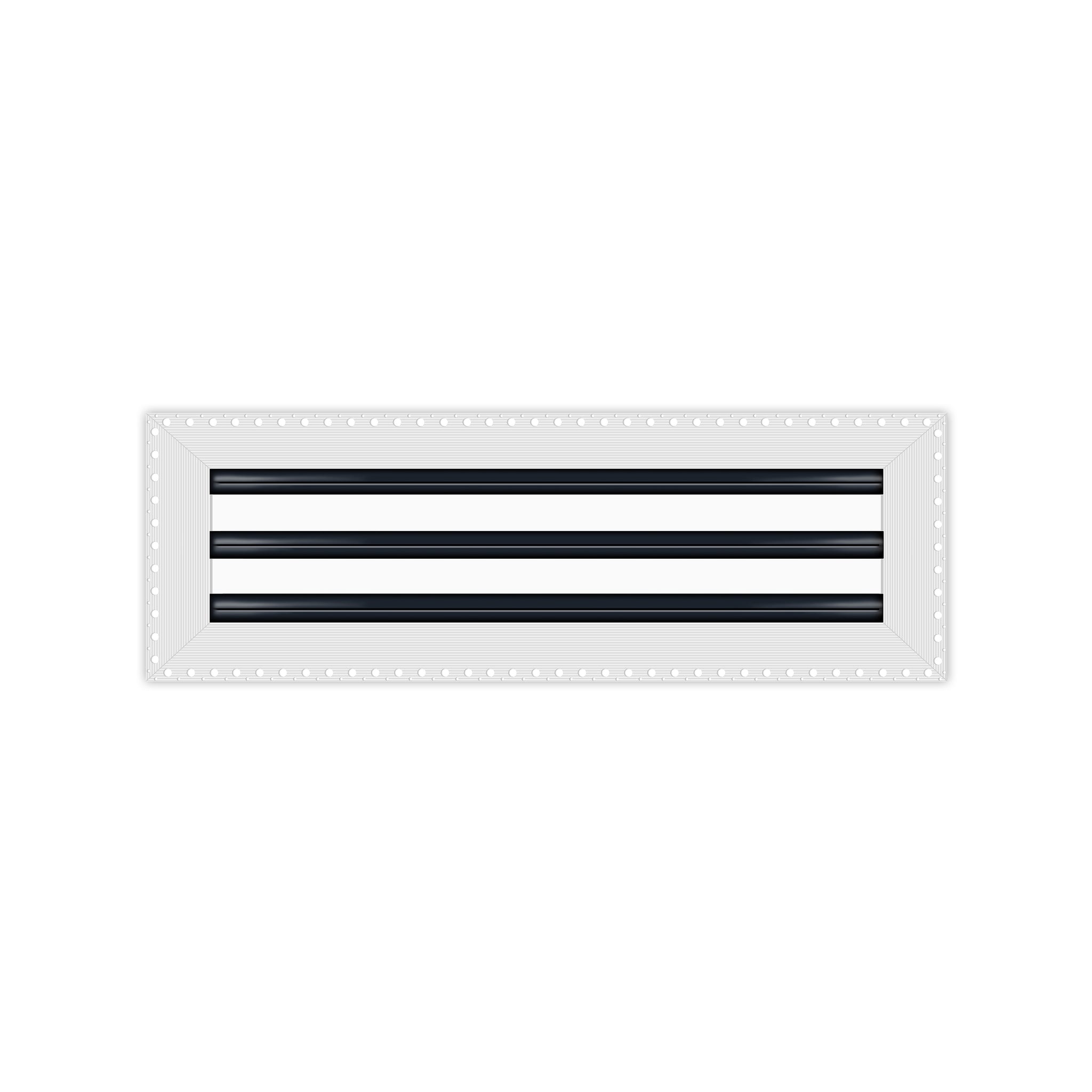 BUILDMART - 18x6 MUD-IN Air Vent Cover - Drywall Mud-in White Air Vent - Mud Linear Slot Diffuser - Register Grille for Ceiling and Walls - Texas Buildmart