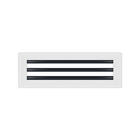 BUILDMART - 18x6 MUD-IN Air Vent Cover - Drywall Mud-in White Air Vent - Mud Linear Slot Diffuser - Register Grille for Ceiling and Walls - Texas Buildmart