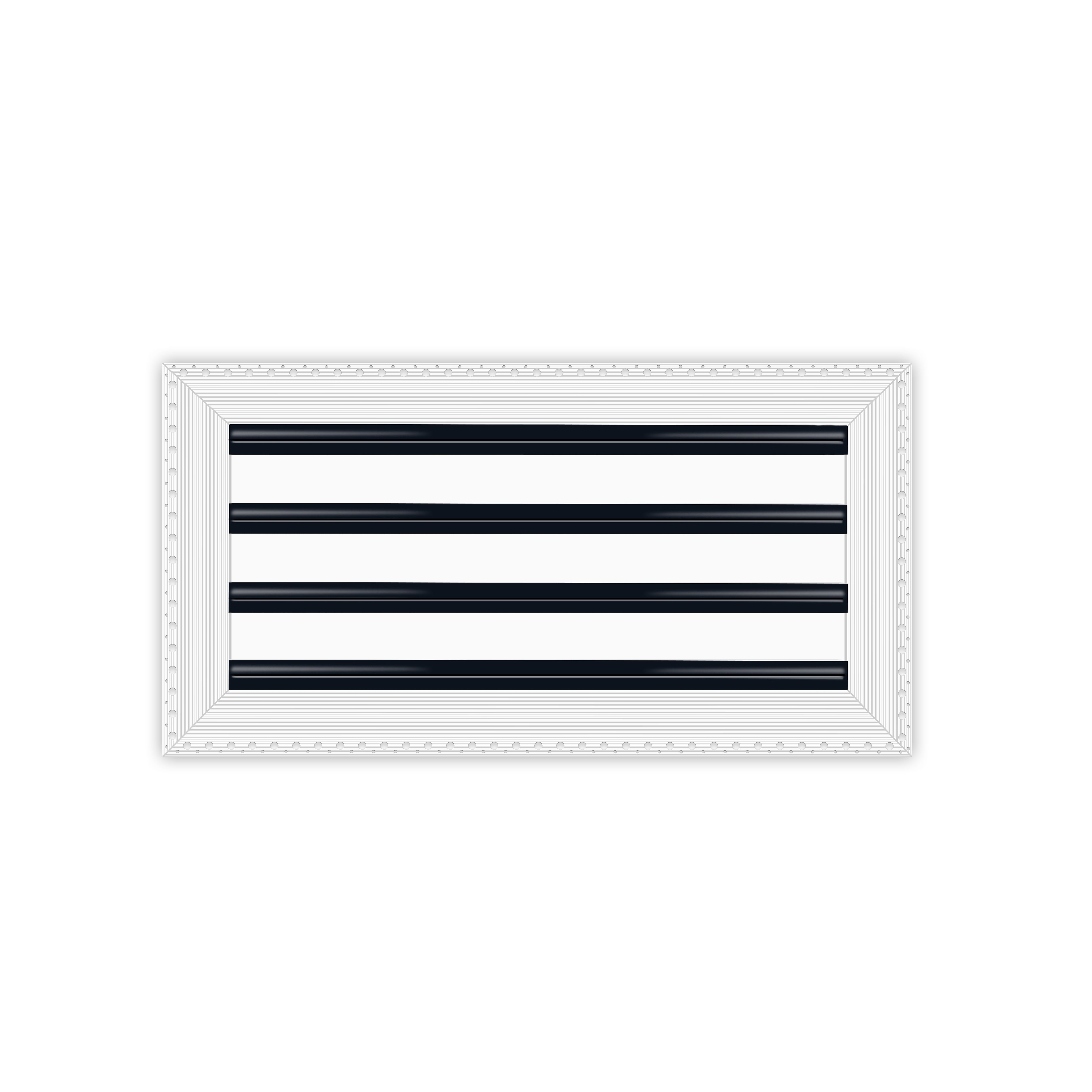 18x8 Inch Mud-in Air Vent Cover - White Linear Slot Diffuser For Drywall (Supply Or Return)