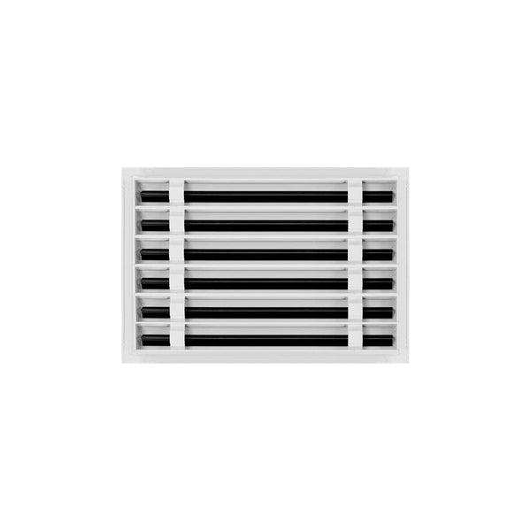 Lifestyle of 18x12 Modern Air Vent Cover White - 18x12 Standard Linear Slot Diffuser White - Texas Buildmart