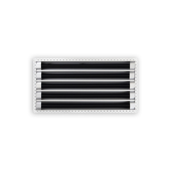 BUILDMART - 20x10 MUD-IN Air Vent Cover - Drywall Mud-in White Air Vent - Mud Linear Slot Diffuser - Register Grille for Ceiling and Walls - Texas Buildmart