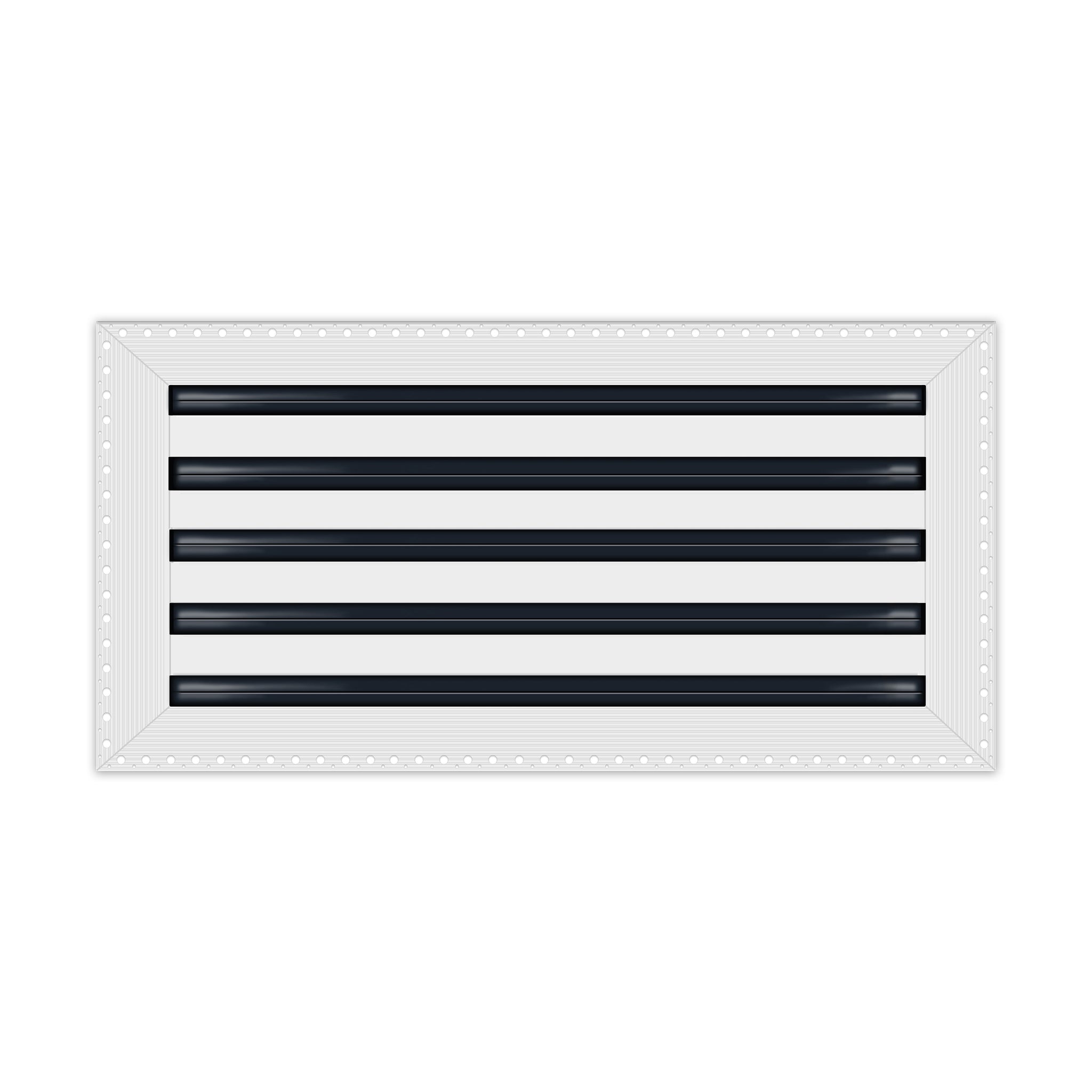 BUILDMART - 20x10 MUD-IN Air Vent Cover - Drywall Mud-in White Air Vent - Mud Linear Slot Diffuser - Register Grille for Ceiling and Walls - Texas Buildmart