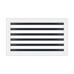 BUILDMART - 20x12 MUD-IN Air Vent Cover - Drywall Mud-in White Air Vent - Mud Linear Slot Diffuser - Register Grille for Ceiling and Walls - Texas Buildmart