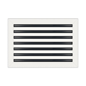 BUILDMART - 20x14 MUD-IN Air Vent Cover - Drywall Mud-in White Air Vent - Mud Linear Slot Diffuser - Register Grille for Ceiling and Walls - Texas Buildmart