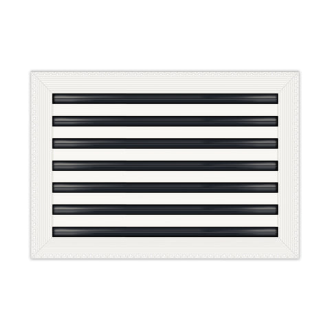 BUILDMART - 20x14 MUD-IN Air Vent Cover - Drywall Mud-in White Air Vent - Mud Linear Slot Diffuser - Register Grille for Ceiling and Walls - Texas Buildmart