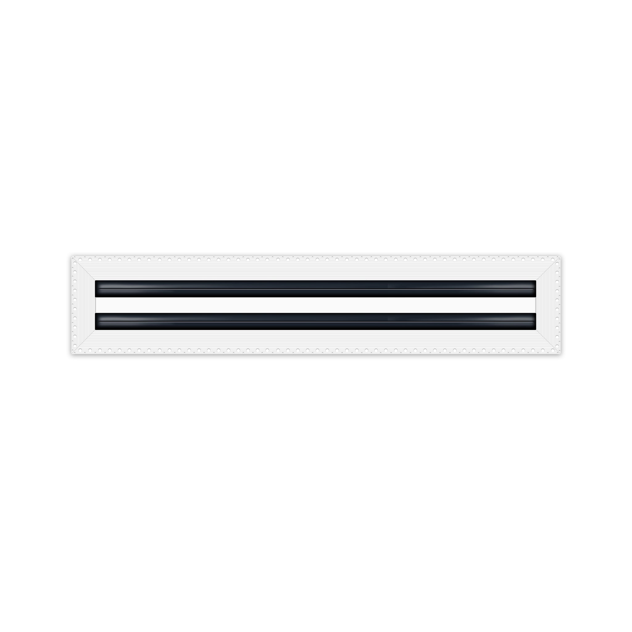BUILDMART - 20x4 MUD-IN Air Vent Cover - Drywall Mud-in White Air Vent - Mud Linear Slot Diffuser - Register Grille for Ceiling and Walls - Texas Buildmart