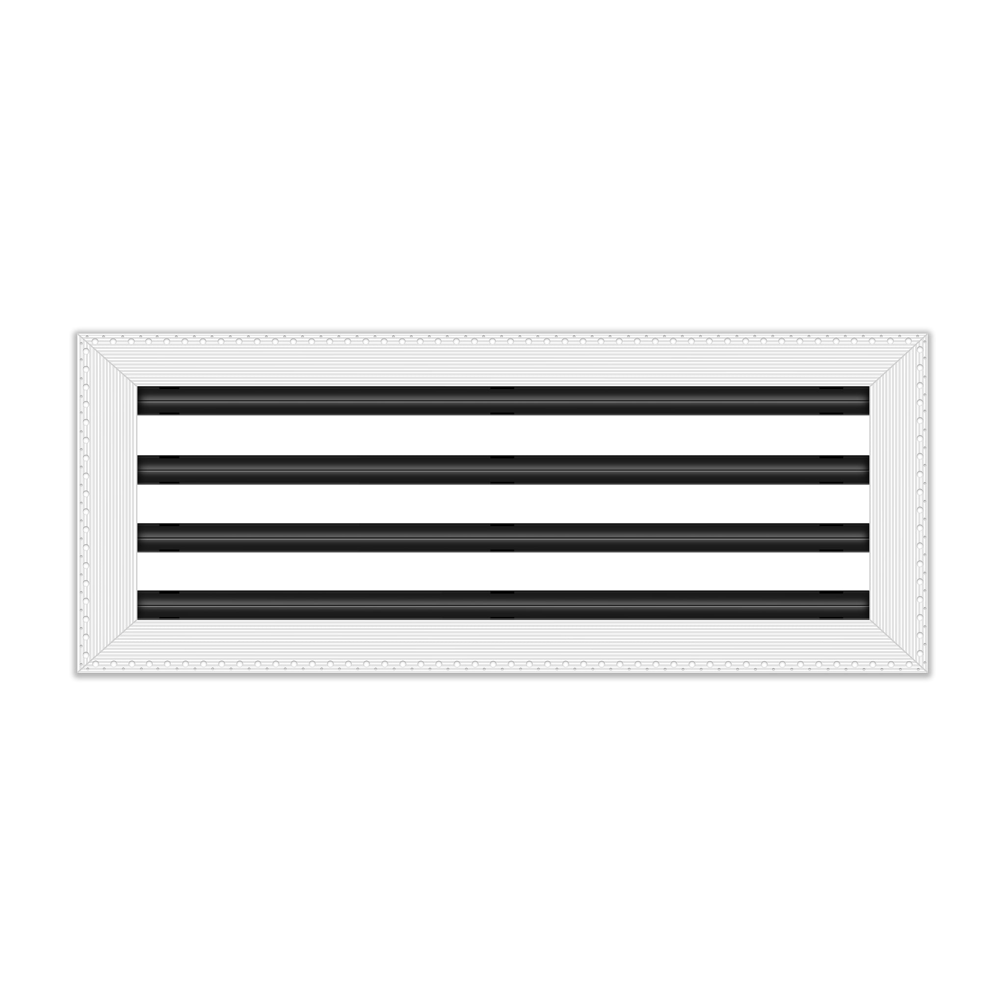 BUILDMART - 20x8 MUD-IN Air Vent Cover - Drywall Mud-in White Air Vent - Mud Linear Slot Diffuser - Register Grille for Ceiling and Walls - Texas Buildmart