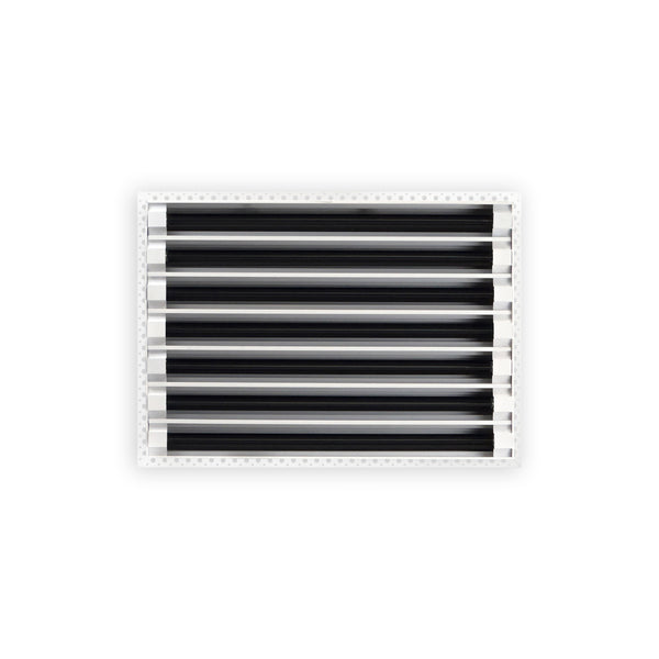 BUILDMART - 20x14 MUD-IN Air Vent Cover - Drywall Mud-in White Air Vent - Mud Linear Slot Diffuser - Register Grille for Ceiling and Walls - Texas Buildmart