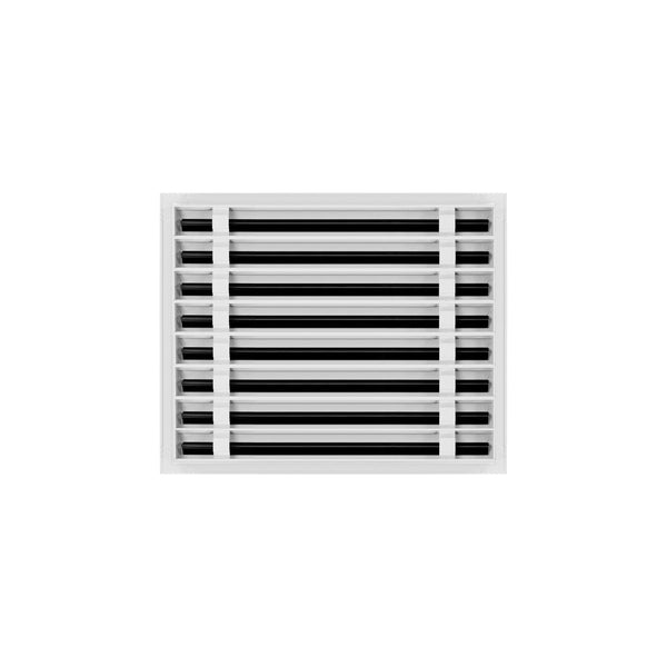 Lifestyle of 20x16 Modern Air Vent Cover White - 20x16 Standard Linear Slot Diffuser White - Texas Buildmart